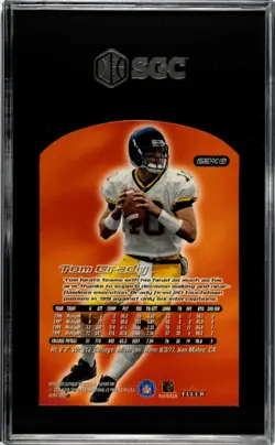 2000 ULTRA TOM BRADY 234G NRMT-MT+ GOLD MEDALLION RC SGC 8.5 PATRIOTS - Image 2