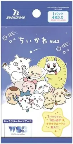 Weiss Schwarzblau Booster Pack Chiikawa Vol. 2 Box F/S w/Tracking# Japan New - Image 2