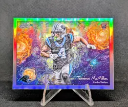 2025 Topps Cosmic Chrome Tetairoa McMillan Stars In The Night RC #STN-6 Panthers - Image 1