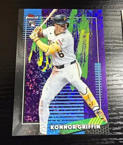 Topps Finest Konnor Griffin RC Rookie #6 Pittsburgh Pirates /75 2026 - Image 1