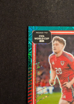 Daniel James Teal Mojo Optic #3 2025 Panini Donruss Road to FIFA Wales Leeds /49 - Image 3