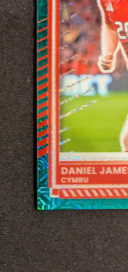 Daniel James Teal Mojo Optic #3 2025 Panini Donruss Road to FIFA Wales Leeds /49 - Image 5
