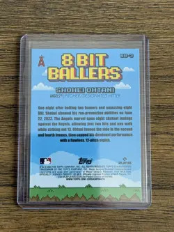 2023 Topps Big League Shohei Ohtani 8 Bit Ballers Insert 8B-3 Angels - Image 2
