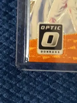 Mark Trumbo 2017 Panini Optic Donruss DK Gold Vinyl Prizm Card No.3 # One Of One - Image 5