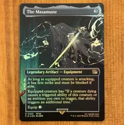 The Masamune R 0353, NM/Mint Borderless Foil, MTG Final Fantasy FIN, Sephiroth - Image 1