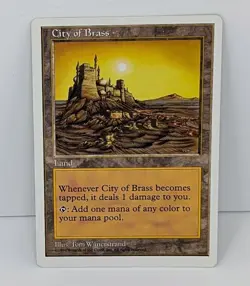 City of Brass - Magic The Gathering MTG - Fifth 5th Edition! - Image 2