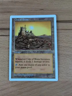 Magic The Gathering 5th Edition City Of Brass NM MTG - Image 1