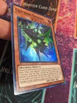 Yu-Gi-Oh! Cracking Dragon COTD-EN014 1st Edition Super Rare NM - Image 2