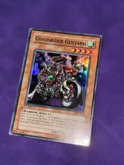 Chaosrider Gustaph Ioc-018 Invasion of Chaos 1st Edition Yugioh - Image 2