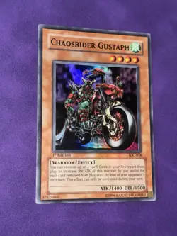 Chaosrider Gustaph Ioc-018 Invasion of Chaos 1st Edition Yugioh - Image 3