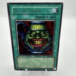 Yu-Gi-Oh! Pot of Greed LOB-119 Rare Unlimited Edition Yugioh NM Near Mint TCG - Image 1