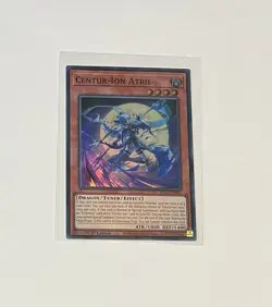 Yu-Gi-Oh! Centur-Ion Atrii #INFO-EN021 1st Edition Super Rare (NM) + Bonus - Image 1