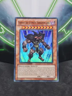 Yugioh Exodius the Ultimate Forbidden Lord CT07-EN024 Super Rare NM - Image 1
