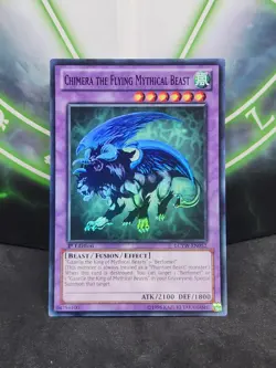 Yugioh Chimera the Flying Mythical Beast LCYW-EN052 Super Rare 1st Edition NM - Image 1