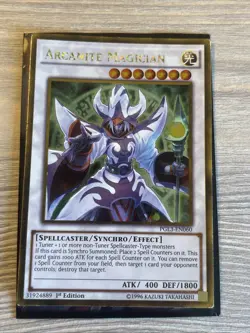 Yu-Gi-Oh! - Arcanite Magician - PGL3-EN060 - gold rare - 1st Edition - Image 1