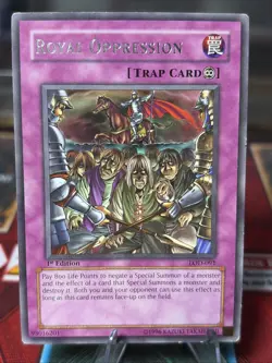 Yu-Gi-Oh! Royal Oppression Vintage 1st Edition Rare Card LOD-091 Vintage LP - Image 1