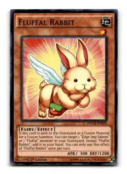 Fluffal Rabbit - NECH-EN020 1st Edition - YuGiOh-LP - Image 1