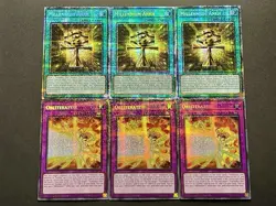 3x Millennium Ankh + 3x Obliterate!!! | NM | 1st Ed | Starlight Rares | YuGiOh! - Image 1