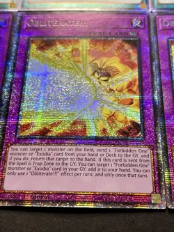 3x Millennium Ankh + 3x Obliterate!!! | NM | 1st Ed | Starlight Rares | YuGiOh! - Image 4