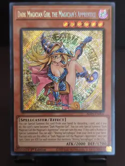 Yugioh Dark Magician Girl the Magician's Apprentice Secret Rare ALIN-EN004 NM - Image 1
