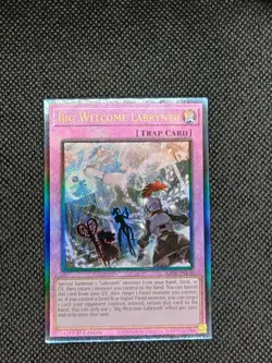 Big Welcome Labrynth 1st Edition Prismatic Ultimate Rare RA04-EN104 Yu-Gi-Oh! - Image 1