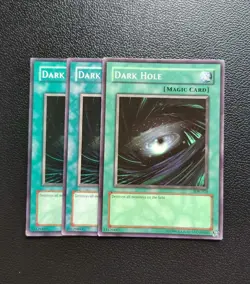 Yu-Gi-Oh - Dark Hole 3X - Full Playset - Image 1