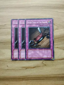 Yu-Gi-Oh! - Seven Tools Of The Bandit 3X - Full Playset Of Cards - Image 1