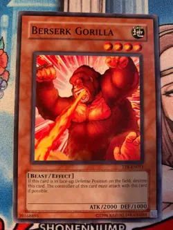 YUGIOH Berserk Gorilla - TP8-EN011 NM NEVER PLAYED!!! - Image 1
