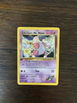 Pokemon Sabrina's Mr.Mime 94/132 Common MP - Image 1