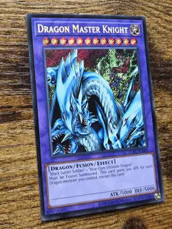 Dragon Master Knight LCKC-EN065 Secret Rare Yugioh Legendary Collection Kaiba - Image 2