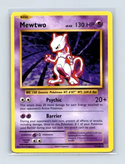 Mewtwo 51/108 Rare Evolutions Pokemon Lightly Played - Image 1