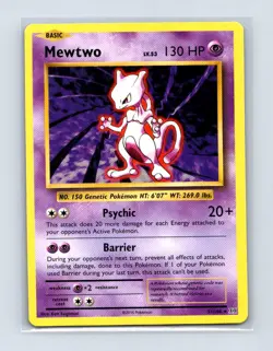 Mewtwo 51/108 Rare Evolutions Pokemon Lightly Played - Image 1