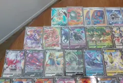 HUGE Lot Of 154 Pokemon Card Hits! Full Arts, V/VMAX, EX, Promos, & More! - Image 2