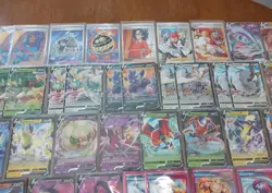 HUGE Lot Of 154 Pokemon Card Hits! Full Arts, V/VMAX, EX, Promos, & More! - Image 3