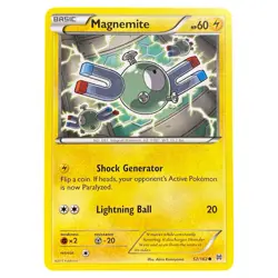 Pokemon TCG Magnemite 52/162 XY BREAKthrough Common Card Electric Type 2015 - Image 1