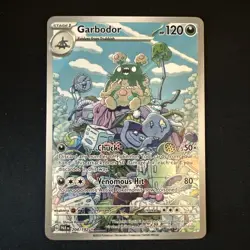 Pokemon TCG Garbodor 204/182SV04: Paradox Rift Illustration Rare. - Image 1
