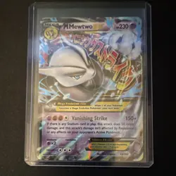 Pokemon TCG M Mewtwo EX 63/162 Breakthrough Holo Ultra Rare ENG 2015 230 - Image 3