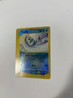Pokemon TCG Expedition Base Set Totodile 135/165 Reverse Holo Common 50 HP - Image 2