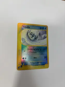 Pokemon TCG Expedition Base Set Totodile 135/165 Reverse Holo Common 50 HP - Image 3