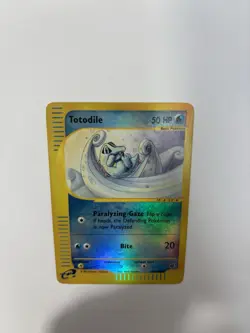 Pokemon TCG Expedition Base Set Totodile 135/165 Reverse Holo Common 50 HP - Image 5