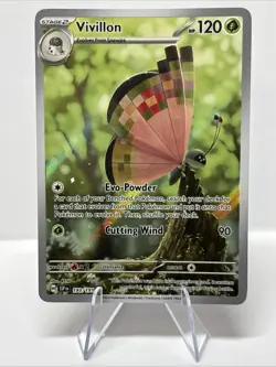 Vivillion 193/191 Illustration Rare Pokemon SV09 Surging Sparks - Image 1
