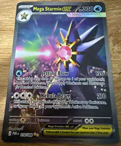 Pokemon Mega Starmie EX 118/088 Perfect Order SIR Near Mint Freshly Pulled - Image 1