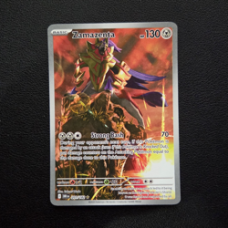 Pokemon Zamazenta 201/182 SV10 Destined Rivals Illustration Rare Holo English - Image 1