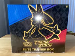 Pokemon TCG Crown Zenith Elite Trainer Box ETB Factory Sealed - Image 1