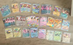 151 Pokemon Double Rare ex Card Lot Mega Evolution ASC CRI POR Excellent-NM/M - Image 5
