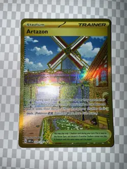 Pokemon TCG Artazon Hyper Rare Holo Card 229/197 Sv03: Obsidian Flames - Image 1