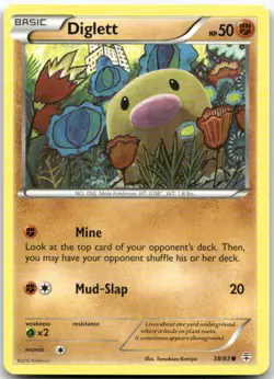 Diglett 38/83 Common Generations Pokemon LP - Image 1