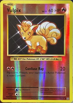 Vulpix Reverse Holo - 14/108 - XY Evolutions Pokemon 2016 - Image 1