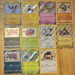 ⭐Pokemon TCG “Shiny” Lot (11 Cards) Wattrel Boltund Duraludon NM Paldean Fates - Image 1
