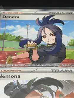 Pokemon Full Art Trainer Lot Hilda Nemona Dendra Poppy Ultra Rare Bundle NM - Image 4